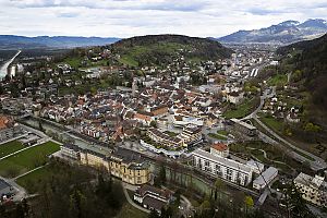 Blick über die Stadt Feldkirch