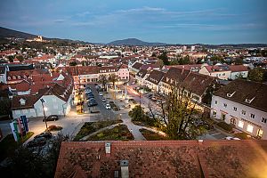 Town Weiz Picture aerial view