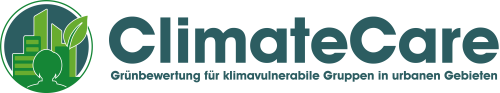 Logo ClimateCare - Grünbewertung für klimavulnerabile Gruppen in urbanen Gebieten